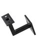 For Commercial Buildings Hand Rail Support Black Handrail Bracket 2.6 Inches In Height Easy Installation Robust Base Design