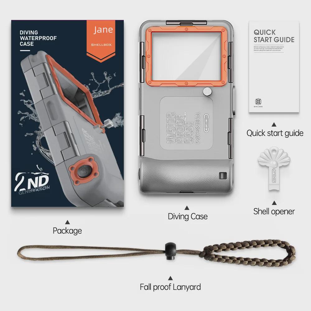 Huawei Mate50 Pro Waterproof Diving Case - 15m Underwater Photo & Video Protection