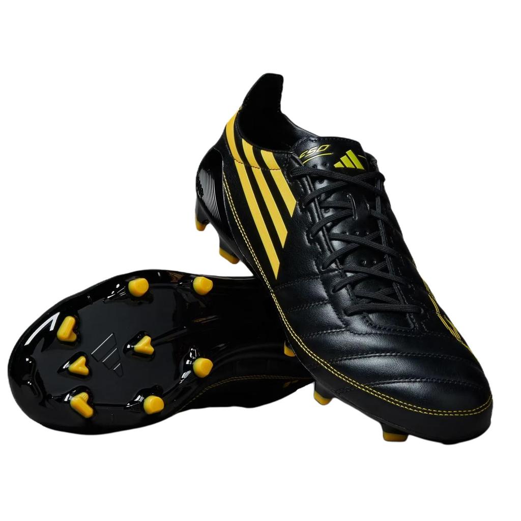 Adidas Adizero F50 Elite Leather FG 2010 Edition Pack Unisex Sneakers Black Core-Black Yellow IH0946
