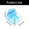 Transparent Cage Mount Bird Feeder Detachable Bird Feeding Water Box  For Parakeet Lovebird