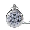 Quartz Movement Pocket Watch Steampunk Chain Watches Fashion Accessory Clock Necklace  Best Gift