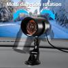 24V 150W Car Heater Fan Fast Heating Portable Rotatable Defogger Defroster Vehicle Windscreen Demister Fan for Automobile