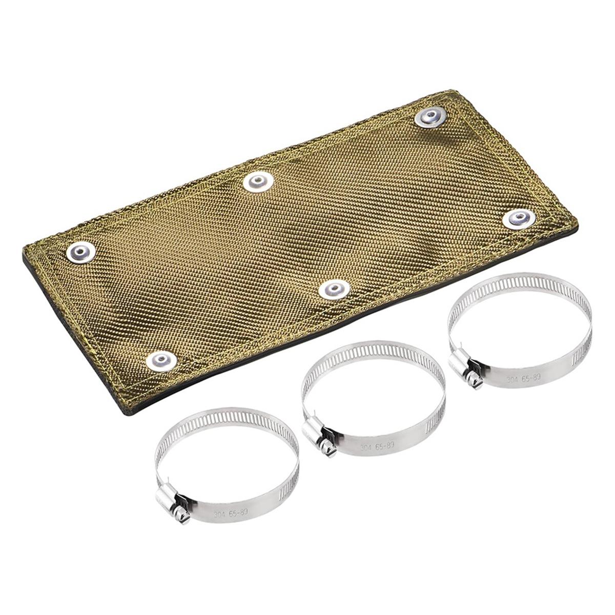 

2025+ Titanium Pipe Shield 6x12Inch Exhaust Heat Shield, Design Heat Protection Up to 1350°F, Protects Heat Sensitive China Mainland