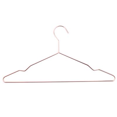 M-Modern-17 Inch Adult Heavy Duty Strong Rose Gold Clothes Hangers, Coat Hangers, Suit Hangers, Shirt Dress Hangers, Heavy Duty