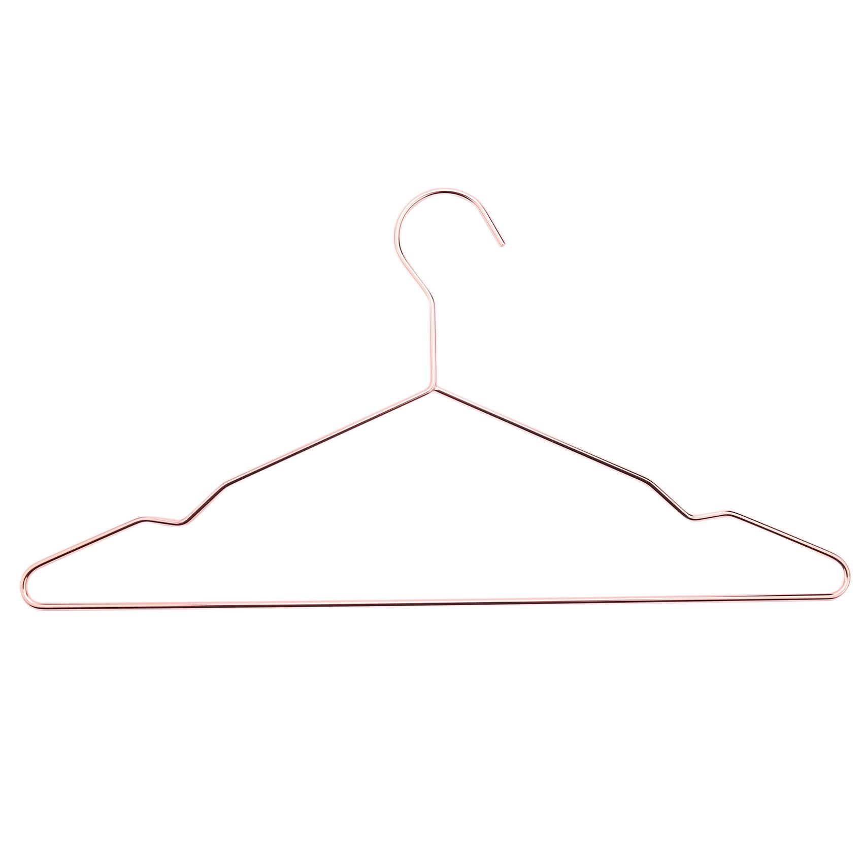

M-Modern-17 Inch Adult Heavy Duty Strong Rose Gold Clothes Hangers, Coat Hangers, Suit Hangers, Shirt Dress Hangers, Heavy Duty рожевий колір золота