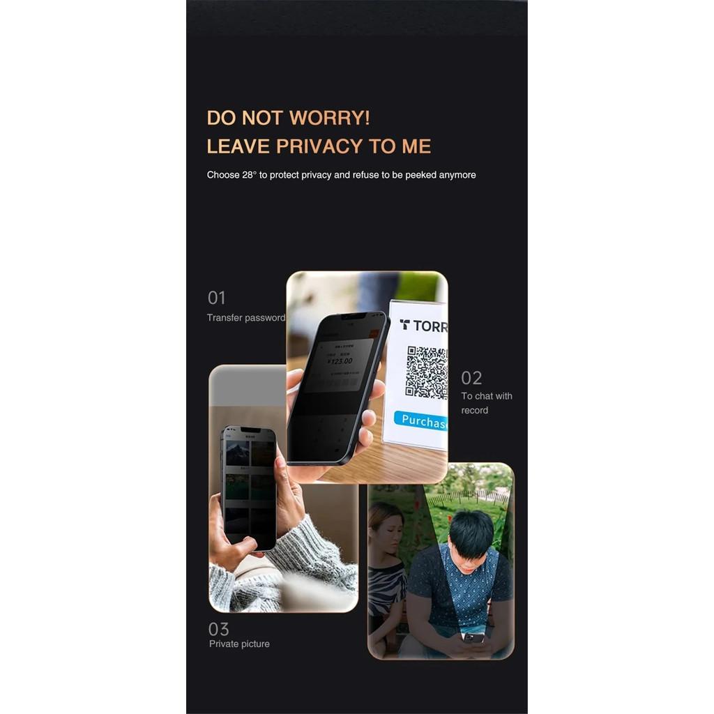 Privacy Screen Protector Tempered Glass For iPhone 17 Pro Max Air 16 15 14 Plus 13 12 11 Pro Max X XS MAX XR Privacy Screen Glass Film Anti-Spy Glass