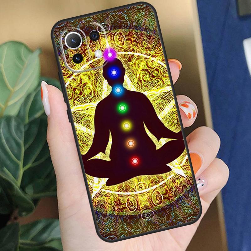 

Чехол для йоги с мандалой и чакрами для Xiaomi 15 14 Ultra 13T 14T 15T Pro 17 Pro Max POCO X7 Pro X5 X6 F5 F6 F7 F8 Чехол POCO F5 Pro