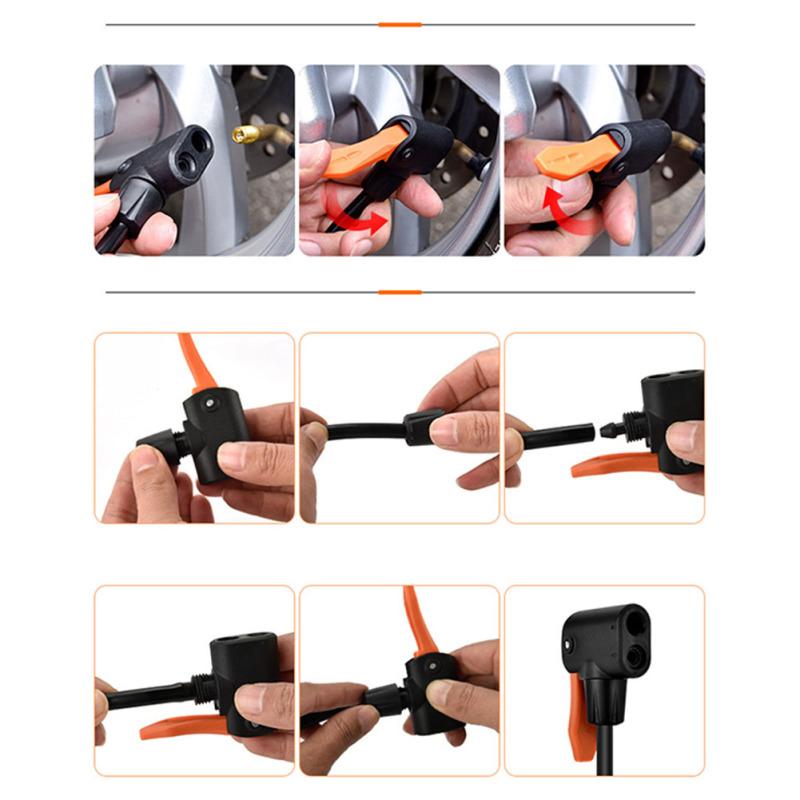 Bicycle Valve Convertor Air Pump Inflator Convertor Bicycle Accessories Compatible For Dunlop-Valve