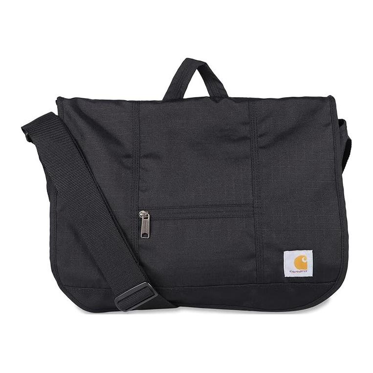 New Carhartt WIP Polyester Messenger Bag Portable Crossbody Bag Shoulder Bag Regular Unisex Black 11052301