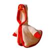 Christmas Geese Outfit With Soft Fabric Holiday Porch Decoration For Home Garden Statue