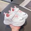 Children's sports shoes Lightweight girls' shoes Casual shoes Student soft-soled non-slip white shoes 2025 spring new
