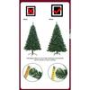 PVC Christmas Tree Large Encrypted Green Simulation Tree Hotel Indoor and Outdoor Decoration  Christmas Ornaments