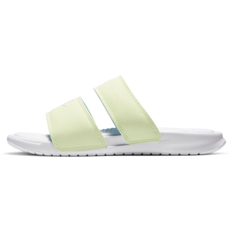 Шлепанцы Nike Benassi Duo Ultra Slide Белый/Желтый Женские 819717-111 42 beige