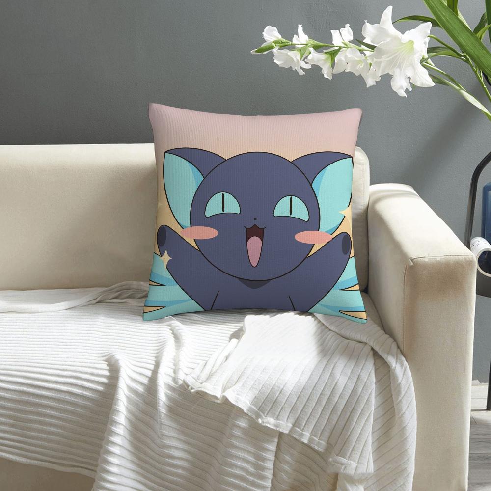 Anime C-Cardcaptor S-Sakura Pillow Case Sofa Decorative Home Double-sided Printing Short Plush Cushion Cover Throw Pillow Cover
