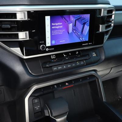 Matte Black ABS Console Air Condition Panel Cover Trim for Toyota Tundra -24