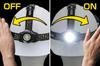 GENTOS LED USB 670 Hours of Operational Run Rear View Requires a Rechargeable Battery or 3 AA Batteries Delta Peak Headlamp, Rechargeable, Lumens, 4.5