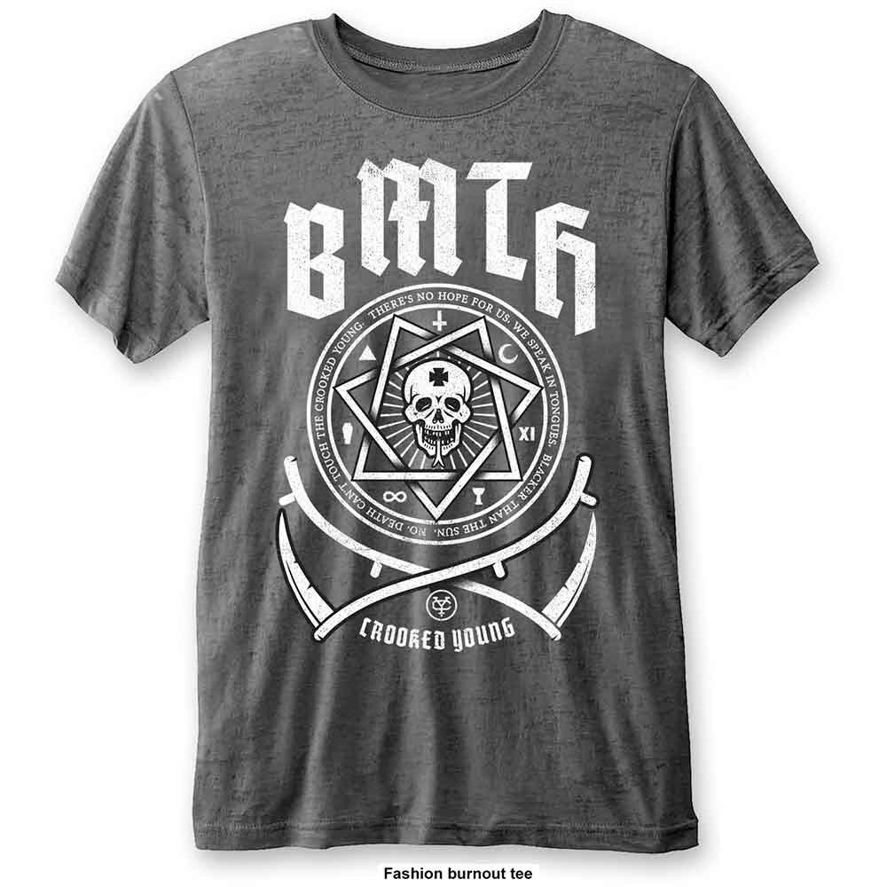 

Bring Me The Horizon Crooked Young T-Shirt Grey New Unisex T-Shirt M