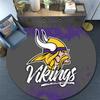 Minnesota Vikings3,Round Area Rug,Carpet Rug for Living Room Bedroom Sofa Playroom Decor,Non-slip Floor Mat