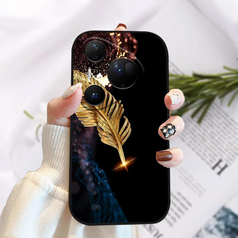 Phone Case For Huawei Pura 80 Ultra Pretty Stylish Painting Soft TPU Silicone Shockproof Cover For Huawei Pura80Ultra Fundas