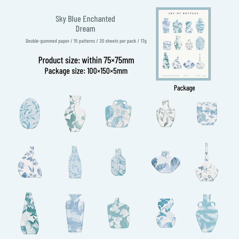 Realistic Art Bottle Sticker Pack: Ketchup Girl Art Series (6-Pack)