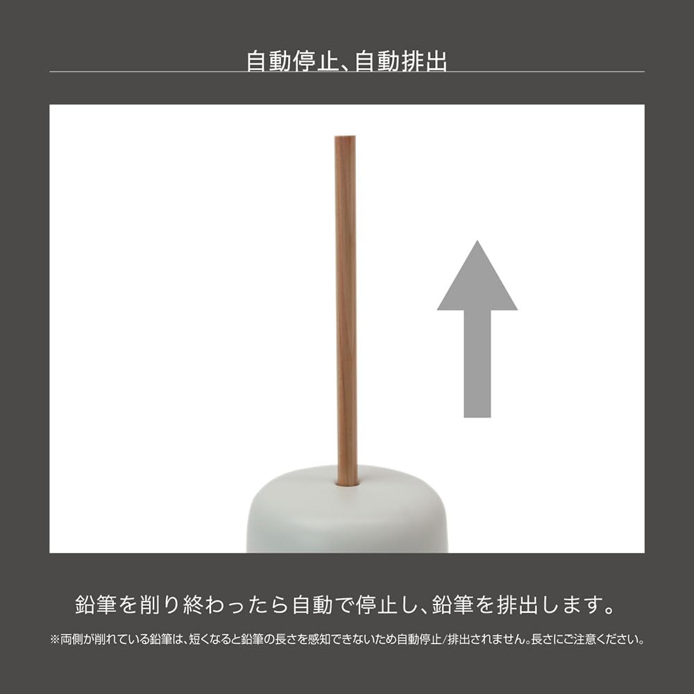 Estale Fully Automatic Pencil Sharpener with 3 Lead Thickness USB or Battery Power Supply Settings, Powered, 2-Way