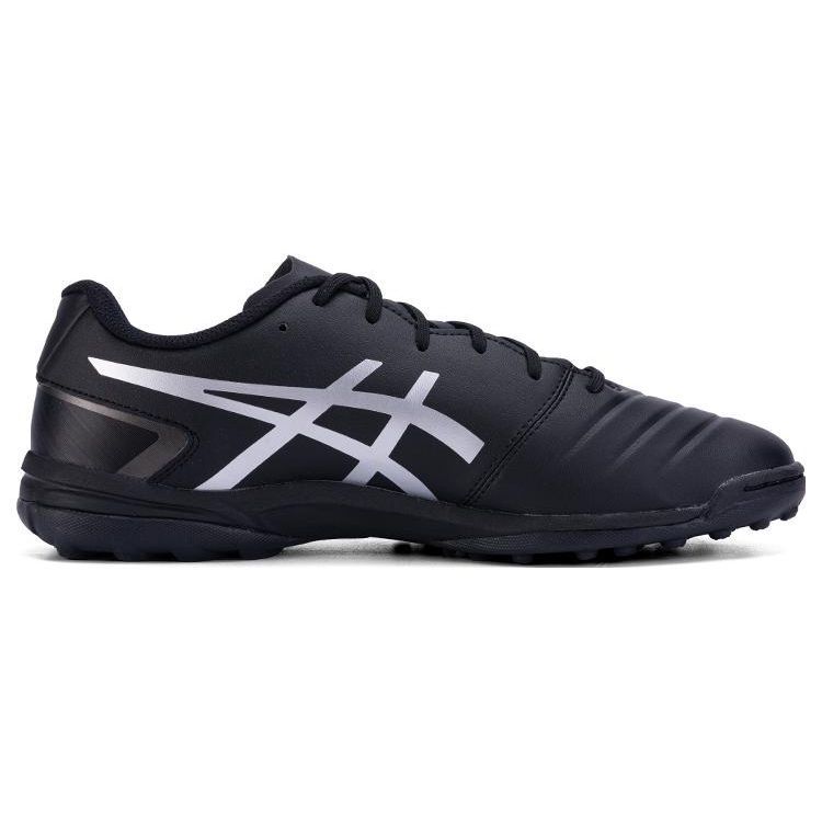Asics Ds Light Club Round Toe Lace-Up TF (Rubber Studs) PU Soccer Shoes Men Soccer Shoes Black 1103A076-001