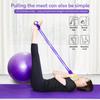 Fitness Gum 4 Tuburi Benzi de rezistență Latex Pedal Exerciser Sit-up Pull Rope Expander Benzi elastice Echipament de yoga Pilates Antrenament