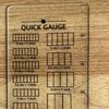 Quick Gauge Ruler No Counting Needed Stitch Gauge Transparent Stitch Measurement Tool with Inch Scale Grid for Sewing Crochet Projects