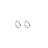 Sleek Hoop Earrings: Minimalist Design, Versatile Style for Women