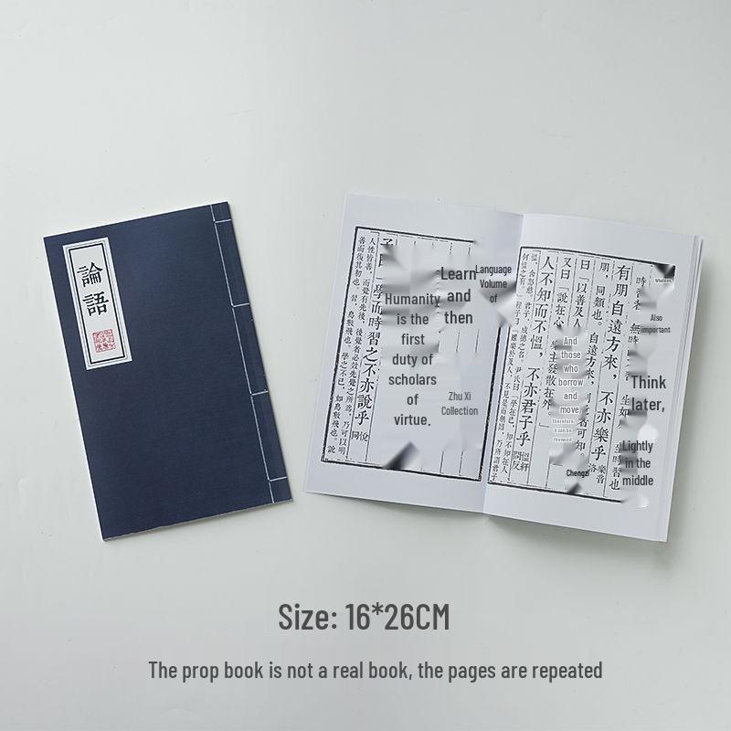 Lanting Xu & Tao Te Ching Ancient Style Prop Books for Photography