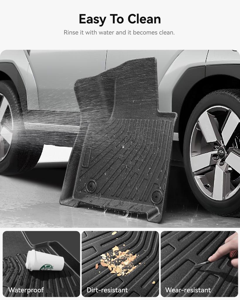 YZ For Lexus RX300 2025 2025 Hybrid Car Four Seasons Waterproof Non-slip Foot Trunk Mat Luggage Mat  TPE LHD Set Floor Liner Mat