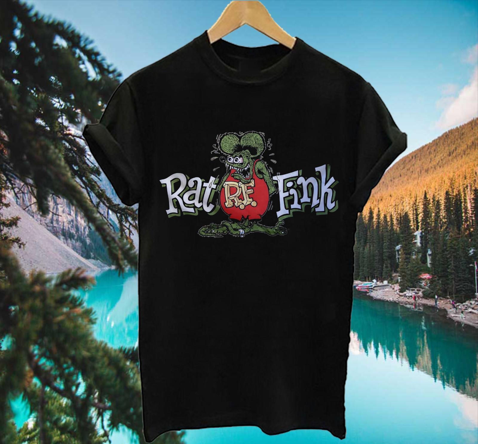 Ed Roth RAT Rat Fink Flag Race Size S-5XL T Shirt Unisex UR835 M