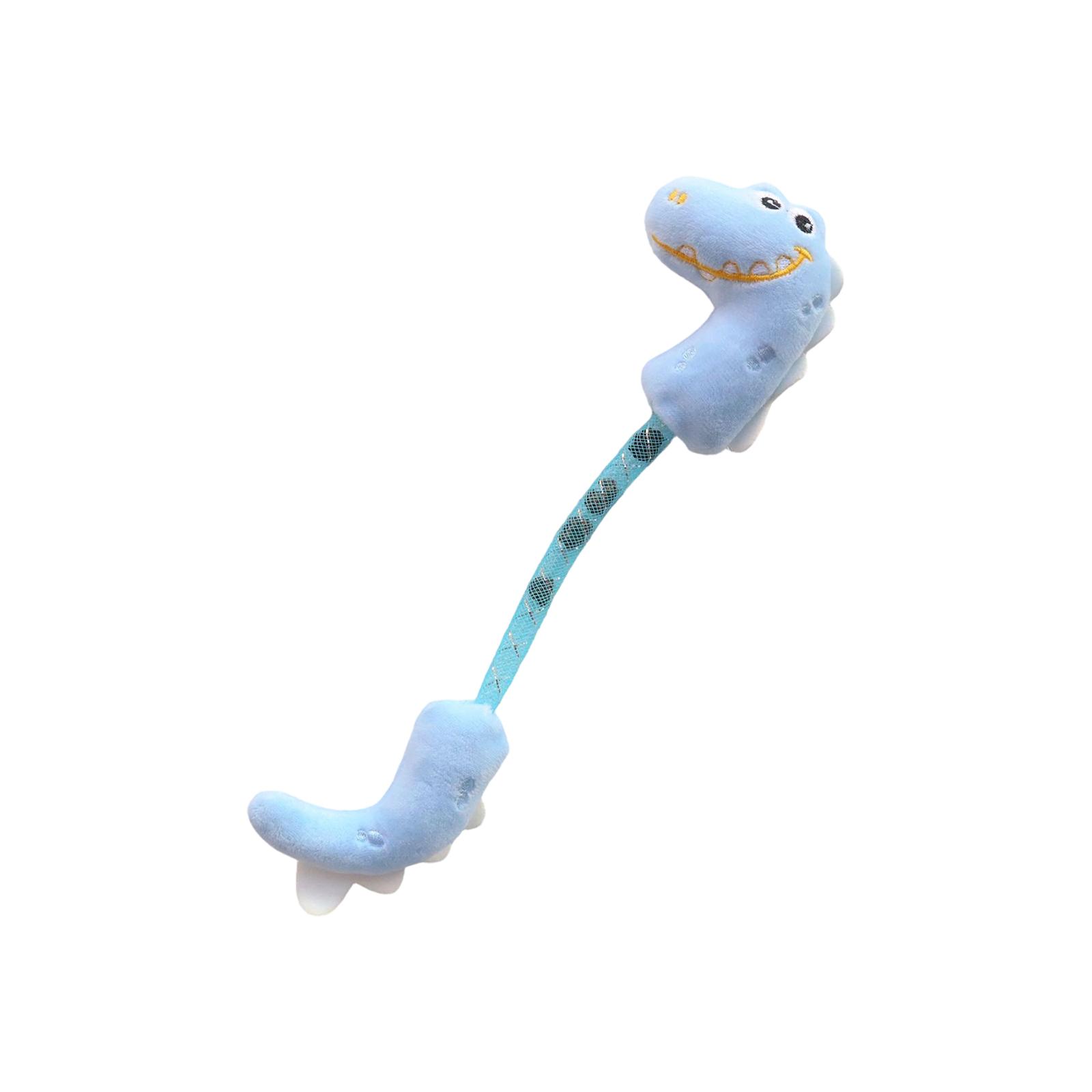 

Милая игрушка для кошек в форме динозавра с кошачьей мятой, Интерактивная плюшевая игрушка-грызунок для кошек при прорезывании зубов, Сетчатая пружинная игрушка с кошачьей мятой для домашних кошек, Веселый шуршащий синий