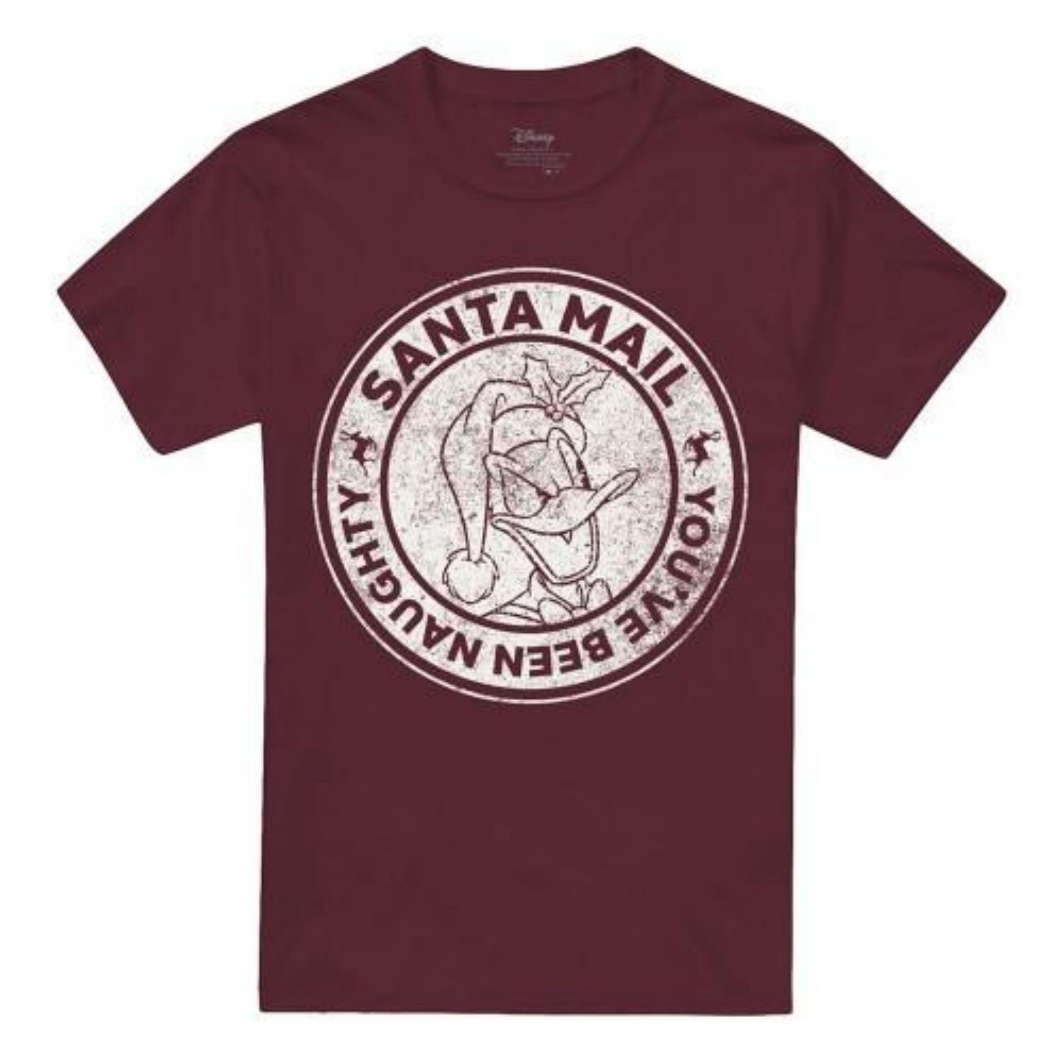 Donald Duck Unisex Adult Naughty List Vintage Christmas T-Shirt XXXXL