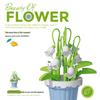 Bionic Eternal Flower Building Blocks: Sunflower and Rose Assembly Toy for Children