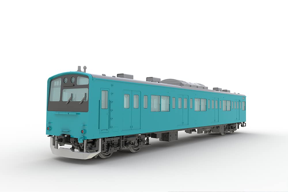 PLUM 1/80 Scale JR East 201 Series DC Electric Car Keiyo Line Kuha 201 & Kuha 200 Display Model, Unpainted Assembly Plastic Kit, PP131