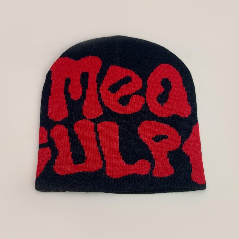 Skull Flame Spider Knit Beanie Men Women Winter Warm Hip Hop Hat