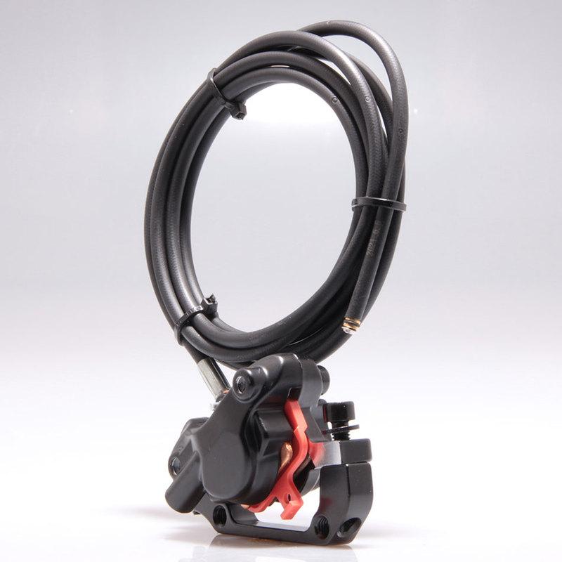 Right Disc Rear Brake Caliper Base A 160 B 140 Hydraulic Lower Pump Electric Bike Custom Tubing Length Riding Accessories