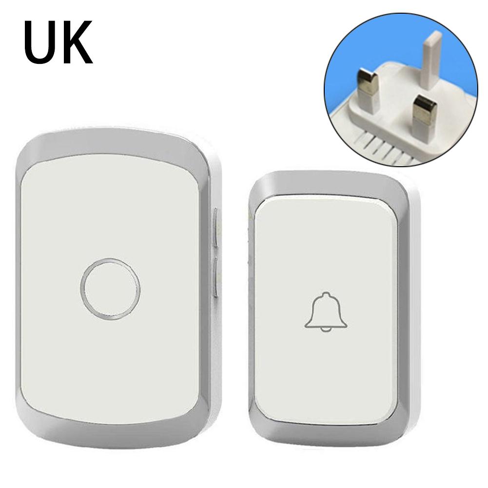 AC 110V-240V Wireless Doorbell 360m Remote Call Waterproof Smart Music Door Bell
