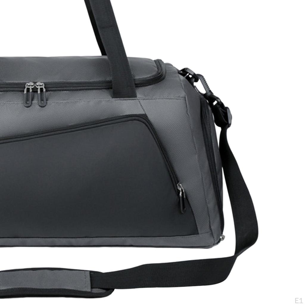 Dry and Wet Separation Bags Fitness Bag Waterproof Carry Workout Tote Zipper Closure Gym