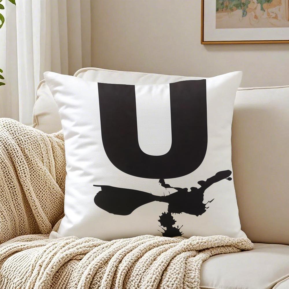 Japanese Fashion Brand UUndercover Cushion Cover Linen Pillowcase Soft for Sofa Bed Home Room Decor