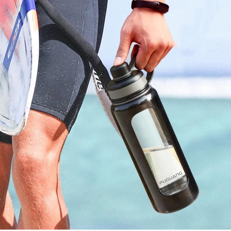 FUGUANG Large Capacity Borosilicate Glass Tea Infuser Bottle