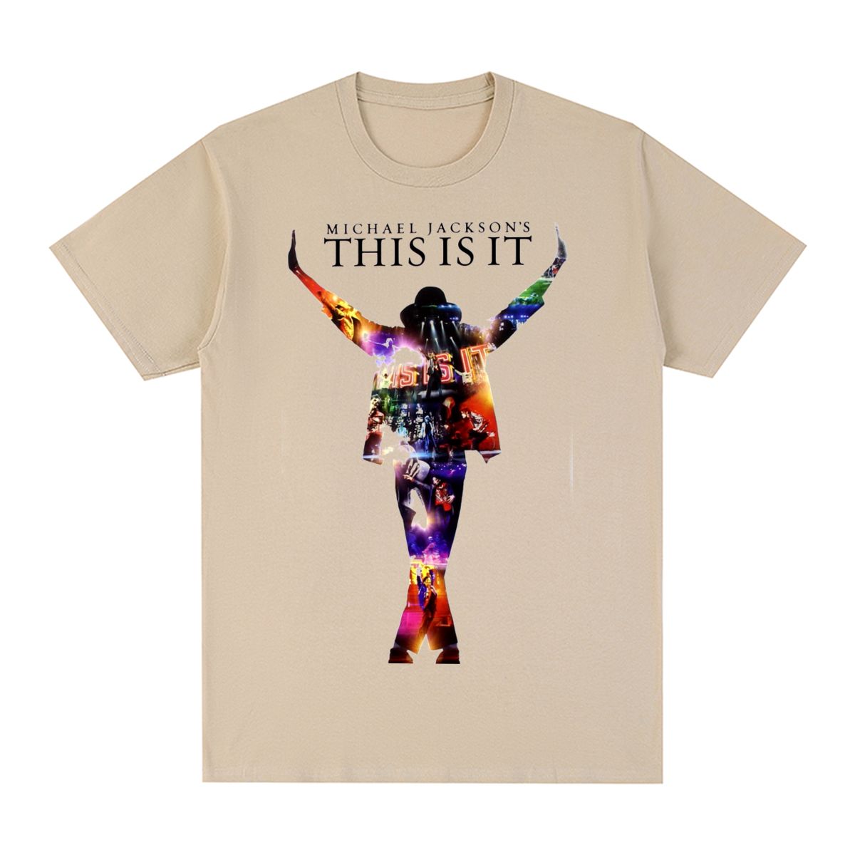 

Michael Jackson This Is It Vintage T-shirt Unisex Singer Cotton Men T shirt New Tee Tshirt Womens Tops L