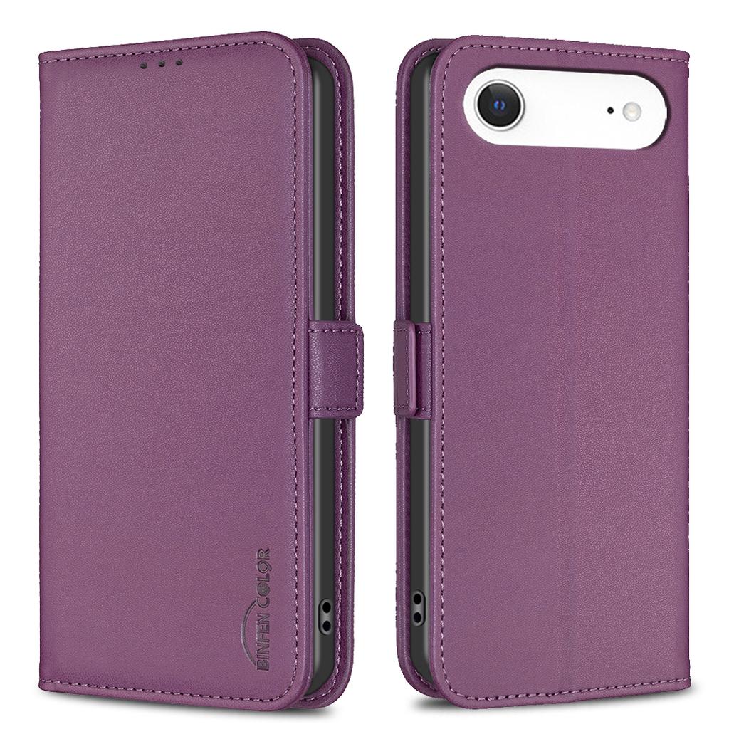 For iPhone 17 Air Case BINFEN COLOR BF31 PU Leather Flip Folio Phone Wallet Cover