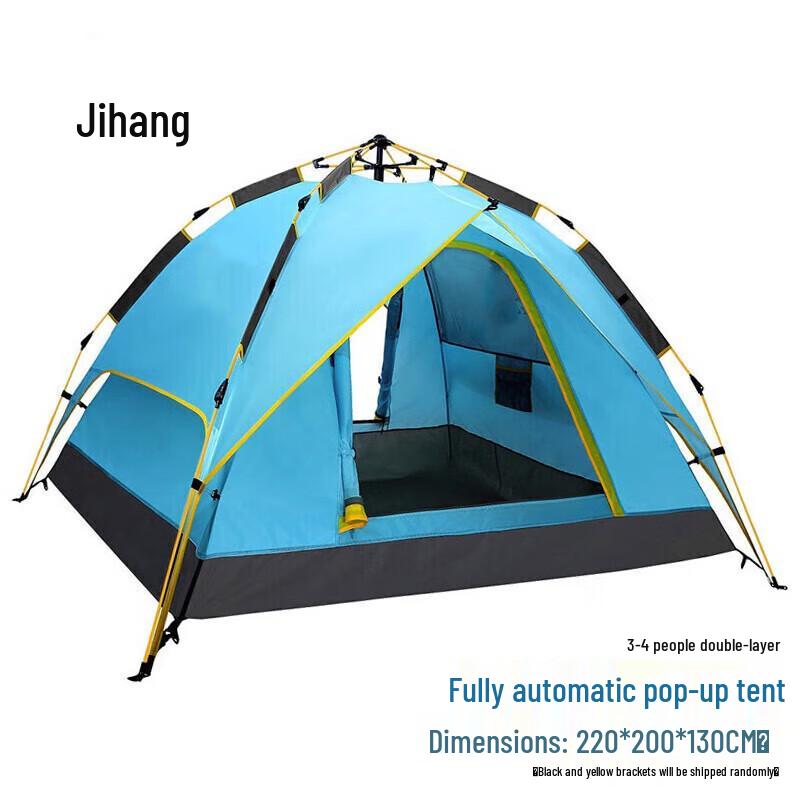 Jihang Outdoor 3-4 Person Automatic Pop-Up Camping Tent