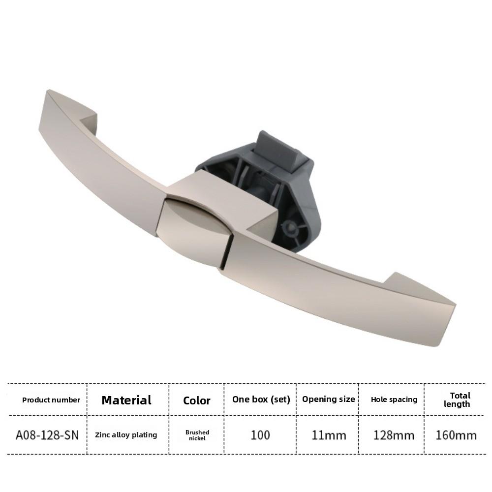128mm hole distance Camper Car Push Lock RV Caravan Boat Cabinet Locks Handle Home Drawer Latch Button Motorhome