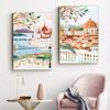Travelling Urban Landscape Poster Hungary Italy Amsterdam New Zealand Switzerland Wall Art On Canvas