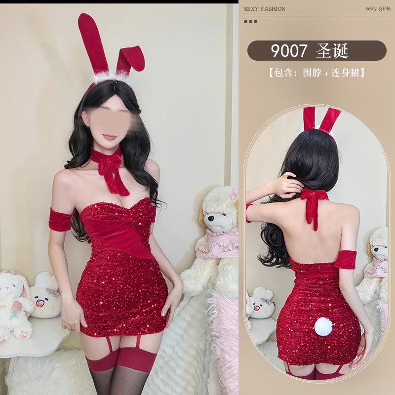 Sexy Lingerie Christmas Party Clothes, Sexy Christmas Clothes Cos Bunny Dress New Date Suit