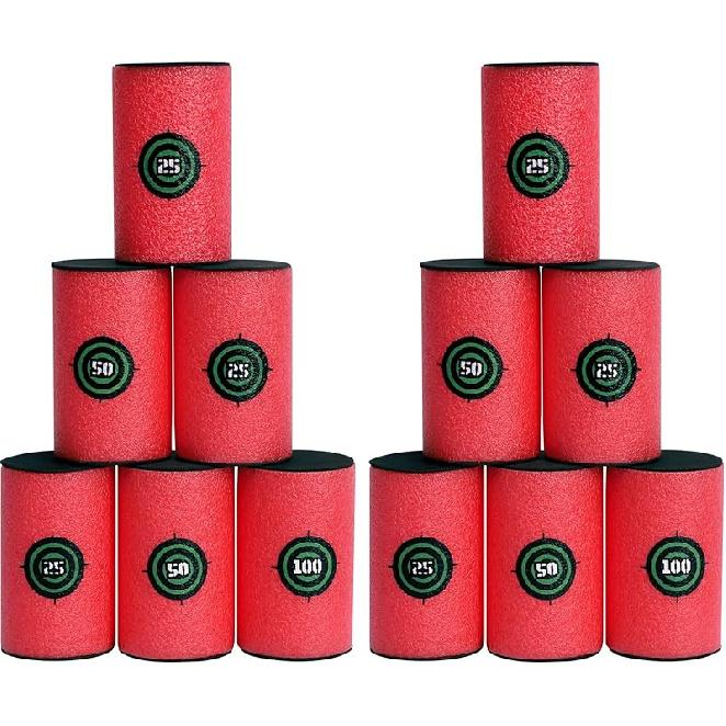 POKONBOY Soft Target, EVA Dart Target Compatible with Nerf Blasters Guns