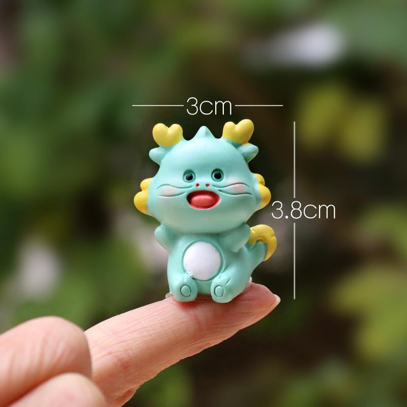 Zodiac Animal Resin Figurine - Creative Desktop & Car Ornament